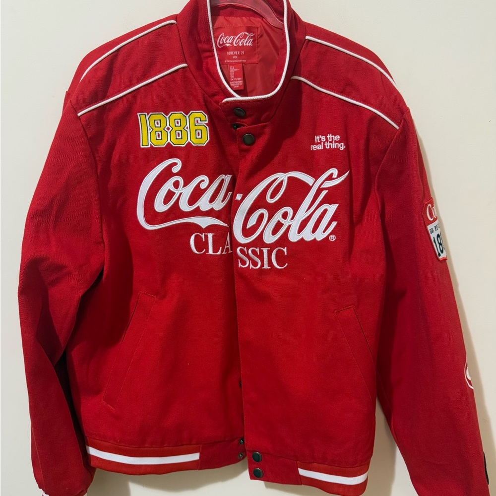 Forever 21 Coca-Cola Red Jacket UNISEX